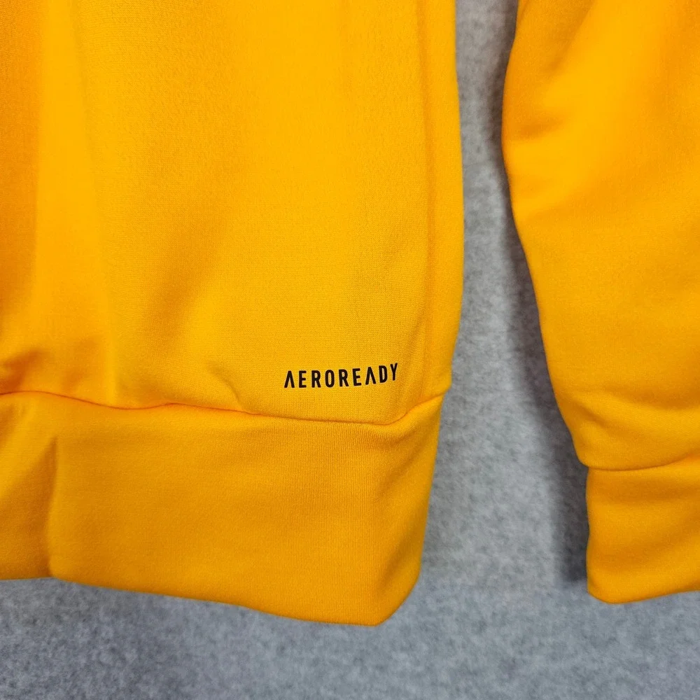 Adidas Aeroready Pullover‎ Hoodie Mens Size Medium Yellow White GM2690 New